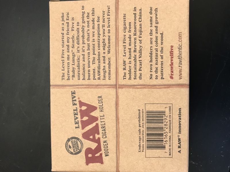 Raw level Five “cigarette” holder for Sale in Colorado Springs, CO