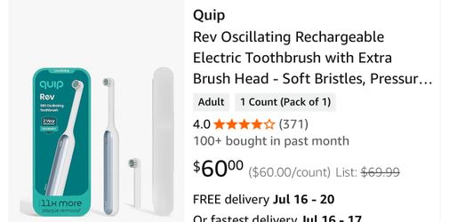 Electric toothbrush