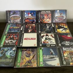 PS1 Games Lot