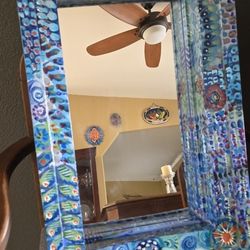 Beautiful Hand Painted  Mirror