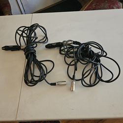 Two Shure SM93 omnidirectional miniature lavalier condenser microphones! 25 ft. Cables included! Like New!