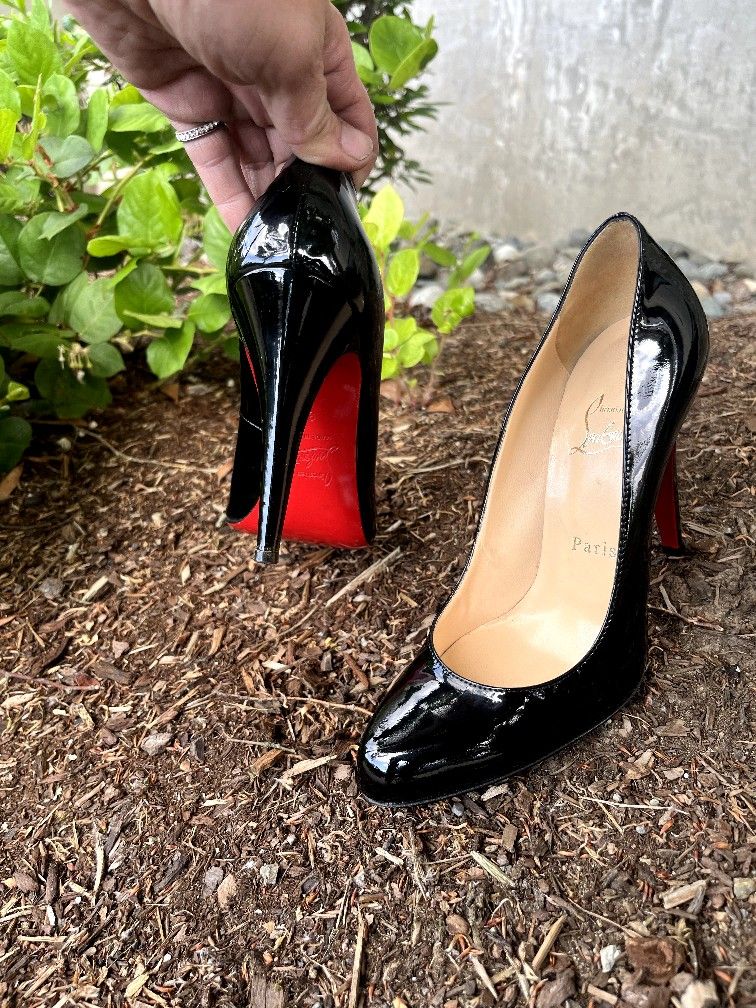 RED BOTTOM Christian Louboutin "Dolly" High Heels Pumps Shoes [Sz 38]