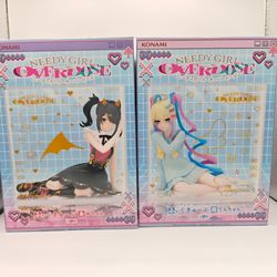 NEEDY GIRL OVERDOSE Fig-Cube prize figures featuring Ame-chan and Super Tenshi-chan