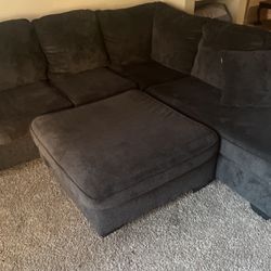 Sectional Couch (Dark Grey) 