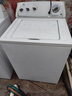 White washing machine