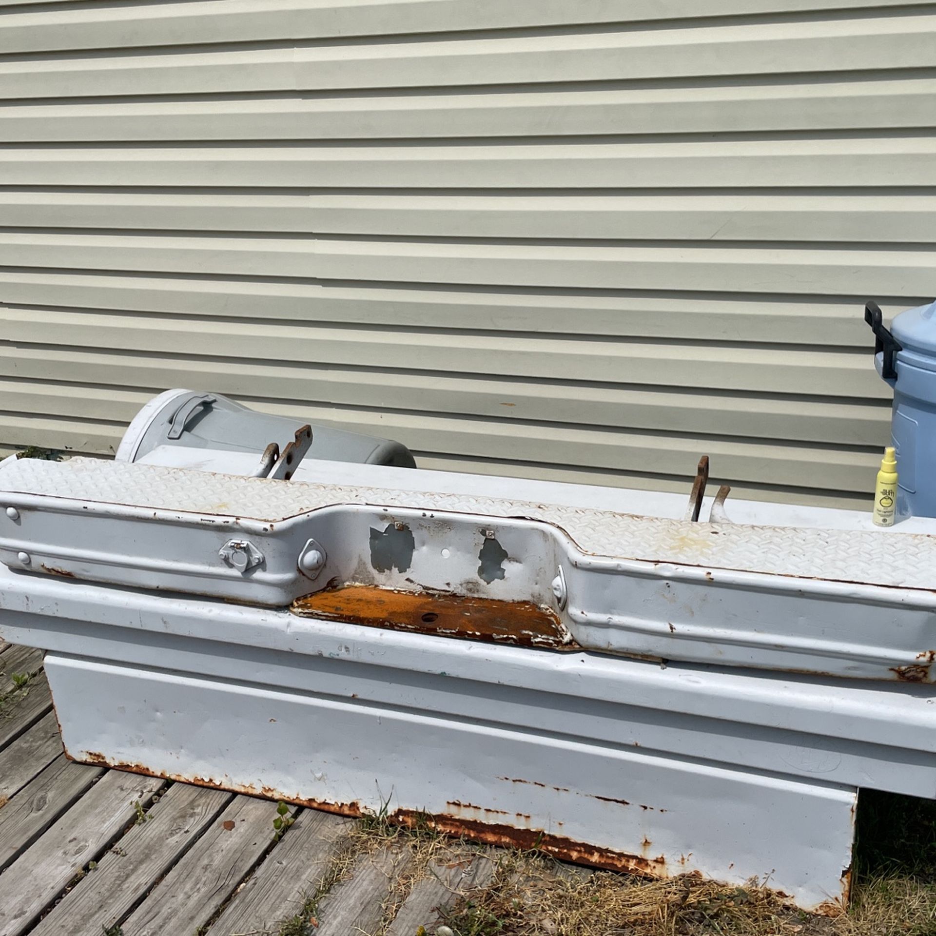 1987 GMC Sierra R2500 Rear Steel Bumper Chevy Square Body