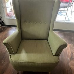 Sage Green IKEA Wingback Chair 