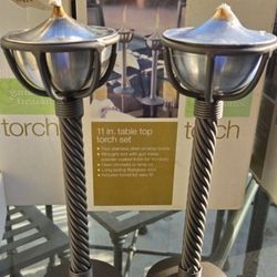 11" Table Top Torch Set ($10 each box or all 7 boxes for $40)