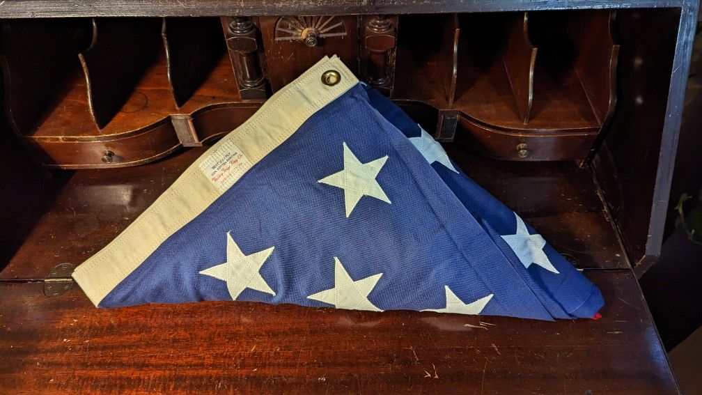 Huge Valley Forge Flag Co. cotton bunting American flag 5x9 Best 2x2 Ply