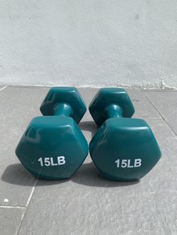 15lbs dumbbells