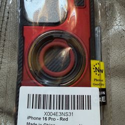 iPhone 16 Pro Red Case