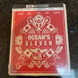 Ocean’s Eleven 4K Steelbook Unopened - Sealed