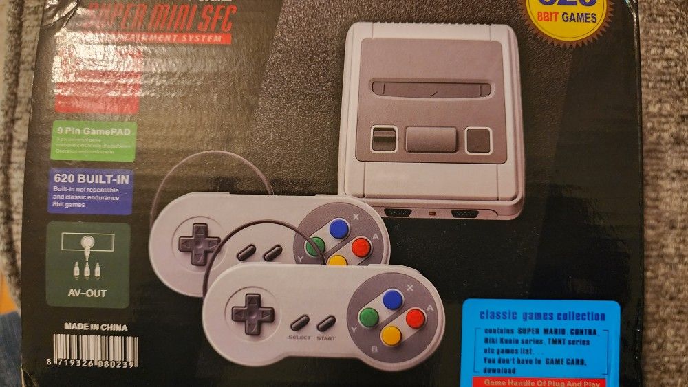 Super Nintendo Entertainment System Mini 600 Games