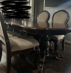 Wood Dining Table 77”x41”