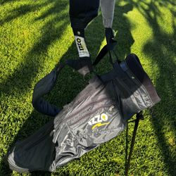 Izzo Lightweight Golf Stand Bag | Excellent Condition | Dual Strap | Black