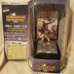 Spider Man 1962 Comic Book and Figure