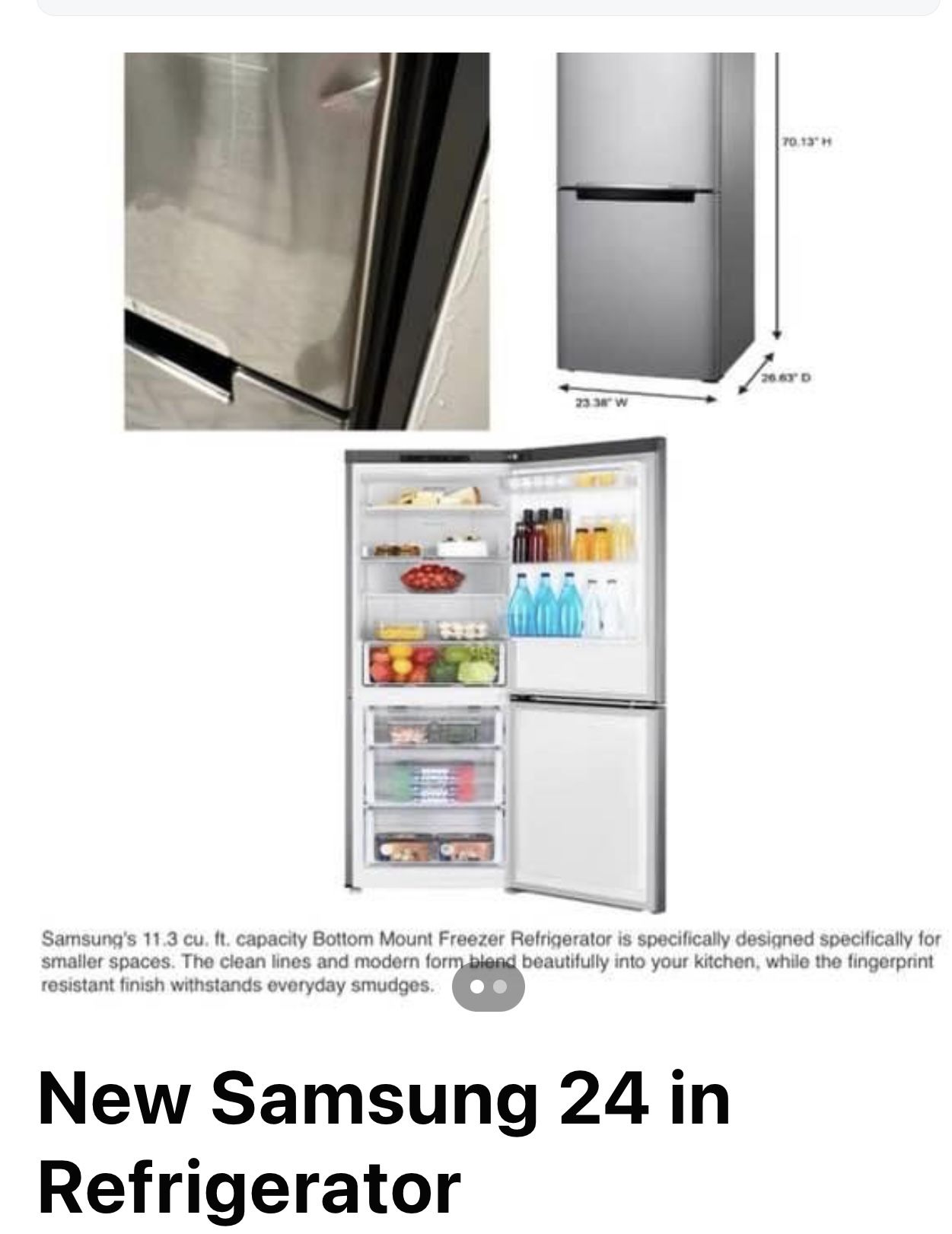 Samsung Refrigerator Brand New