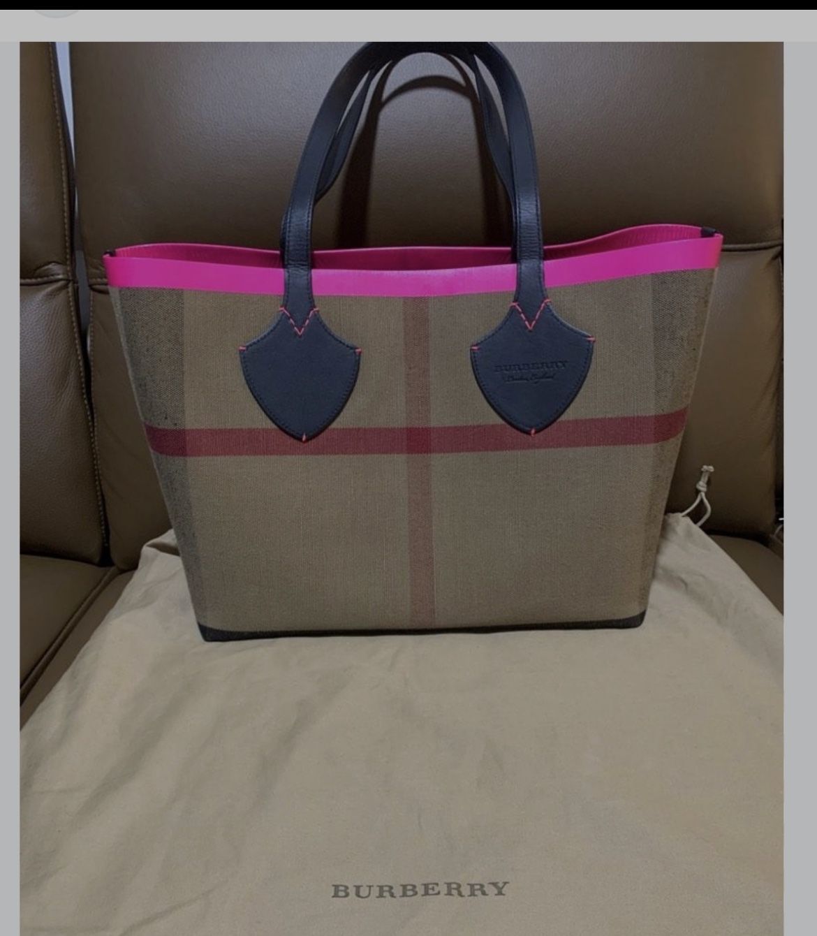 Authentic Reversible Burberry Tote Bag
