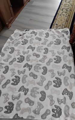 Soft Fleece Throw Blanket Game Controller Print