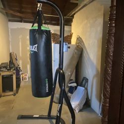 Punching bag with stand