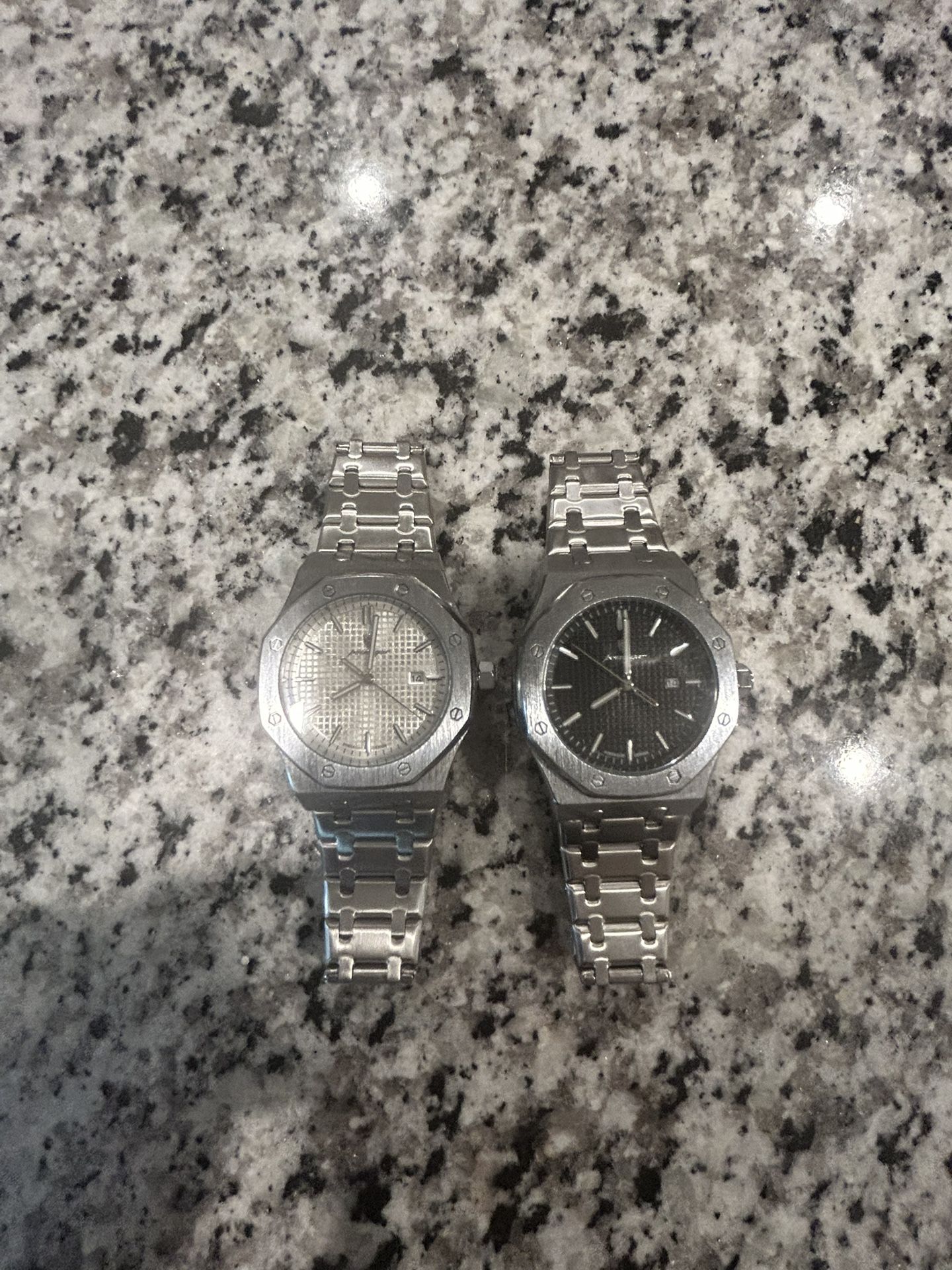 2 Stainless Steel Watches