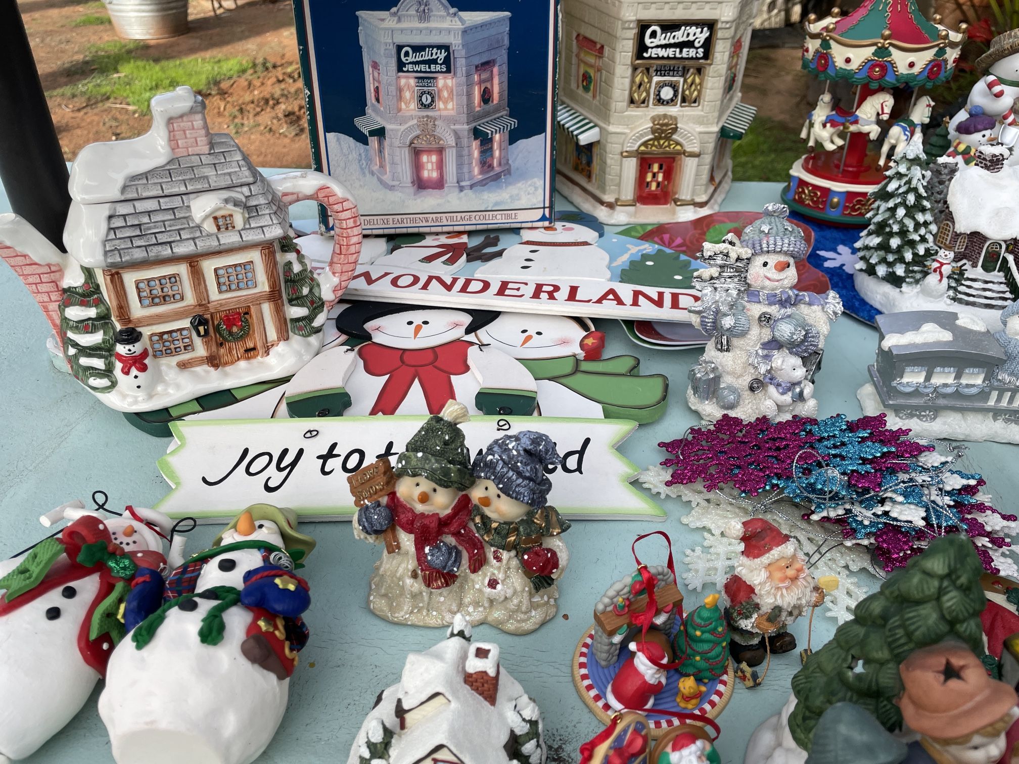 Christmas Bulk Lot Ceramics Ornaments And More