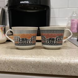 Vintage N Leontaritis Tea Espresso Cup 