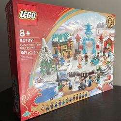 NEW / SEALED LEGO 80109 Lunar New Year Ice Festival RETIRED