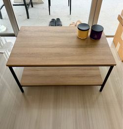 New Coffee table metal wood color For dimensions check the pics
