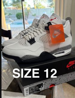 Jordan 4 white cement