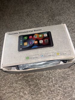 Portable Wireless Car Stereo with CarPlay