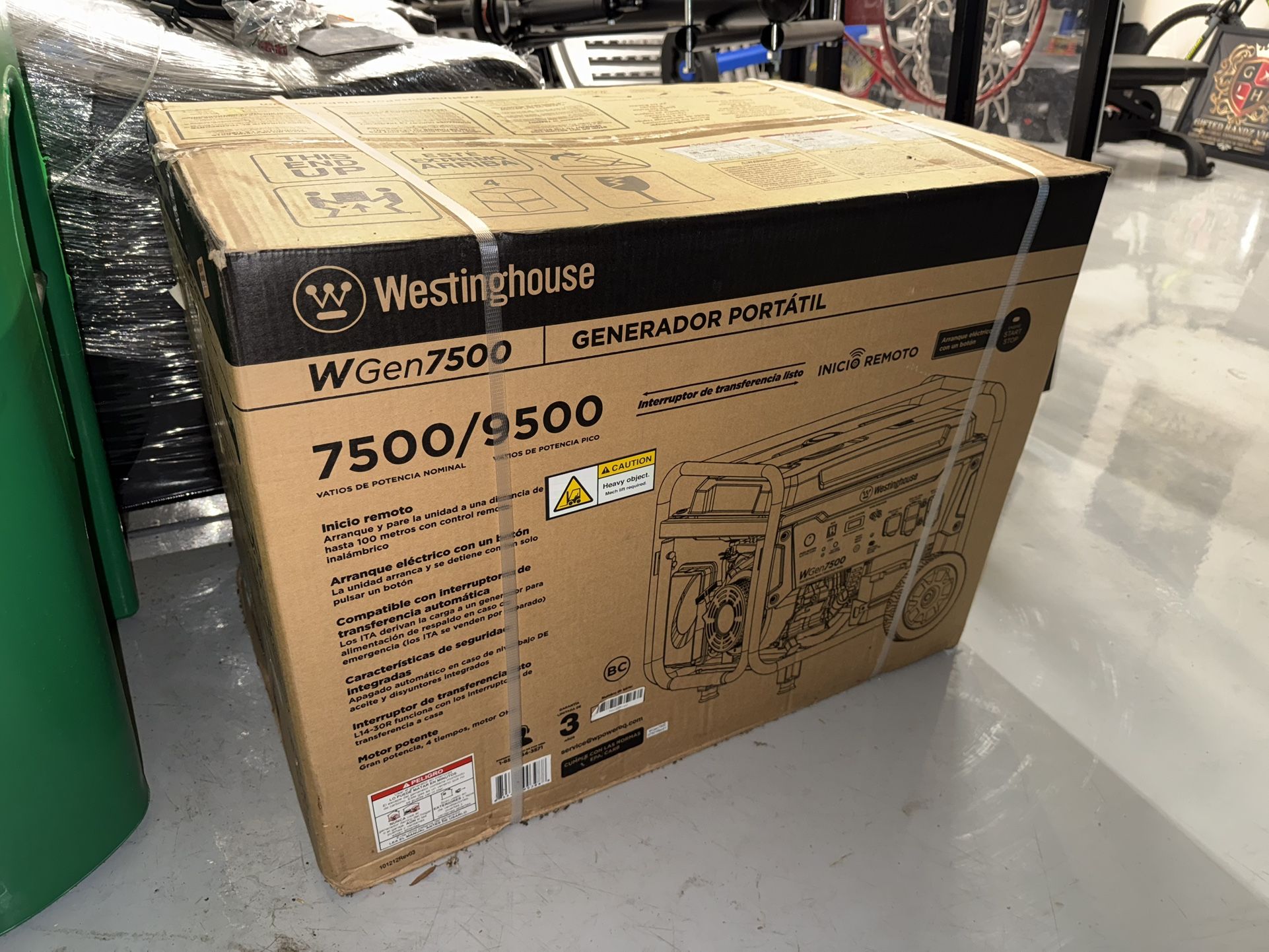 Brand New Westinghouse 7500W Portable Generator – Remote Start