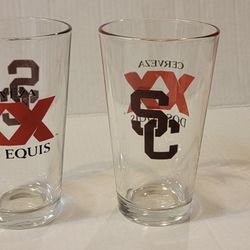 Dos Equis XX - USC Trojans Pint Glasses