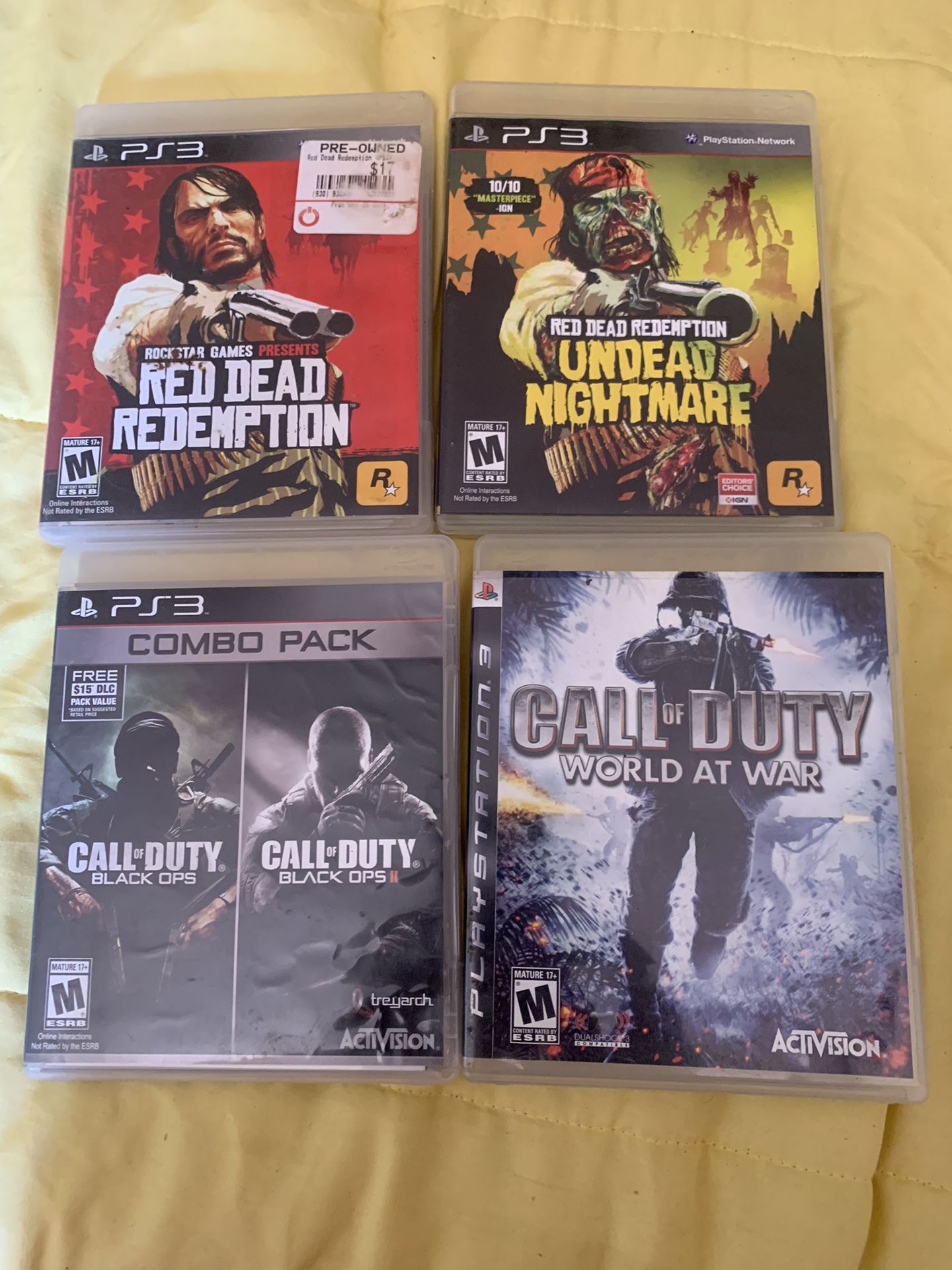 Ps3 Games $10-$20 Each Or All For $65