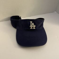 Los Angeles Dodgers Visor Hat Cap Strapback Blue Adjustable Embroidered Baseball