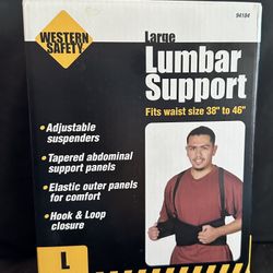 Western Safety Lumbar Support 