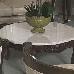 Coffee table with 2 end tables Victorian