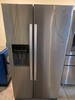 Whirlpool Counter Depth Stainless Steel Side-By-Side Refrigerator