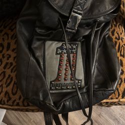 Harley Davidson Leather Backpack