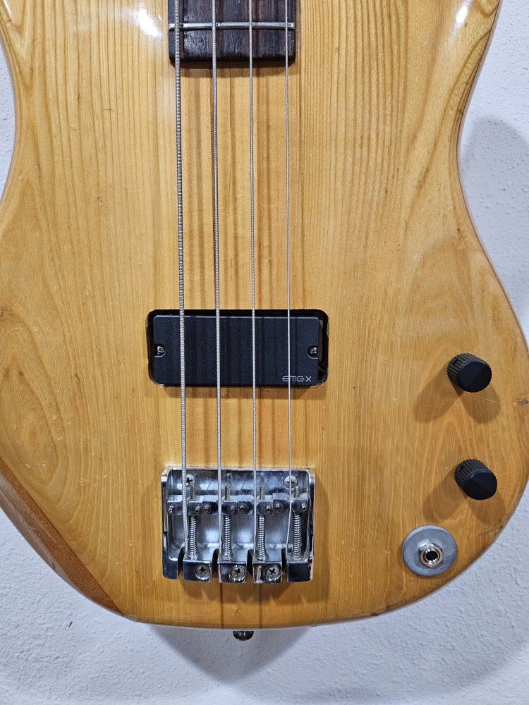 1970 Ibanez musician 4 strings MIJ made in japan bass guitar neck through  neck tru bass 