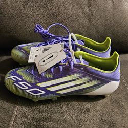 New DS Adidas F50 Elite SG sz7 Purple Rush/Lemon Soccer Cleats JH7633 OBO