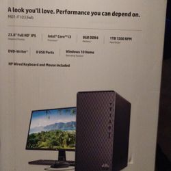 HP Desktop Computer Bundle Brand New