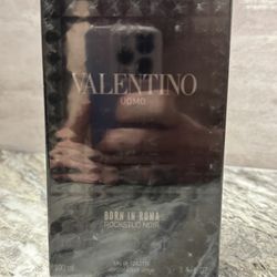 🖤 VALENTINO UOMO BORN IN ROMA ROCKSTUD NOIR – 100ml / 3.4 fl oz 🖤