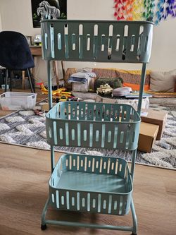 Teal Caddy Storage