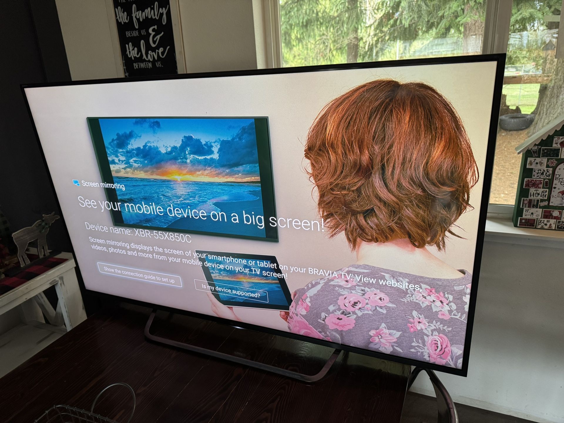Sony 55” Bravia 4K xbr-55x850c Flat Screen 