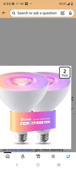 GOVEE FLOOD LIGHT BULBS (NEW)