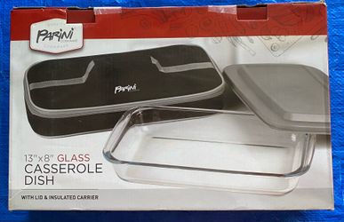 Parini glass casserole with bag