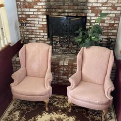 2 Free Wingback Chairs. 