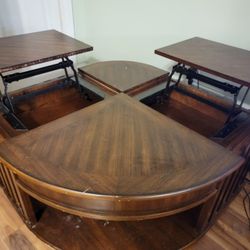 Roll Around Pop Up Coffee Table