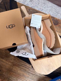 UGG Suede new heights cozy clog in Original Box